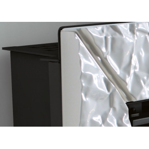 Каминная печь La Nordica Plasma 80:26 Kit Cornice Maiolica Origami Bianco