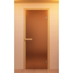 Двери Sauna Market 70x190 Матовая бронза