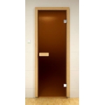 Двери Sauna Market 80x210 Бронза