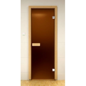 Двери Sauna Market 80x210 Бронза